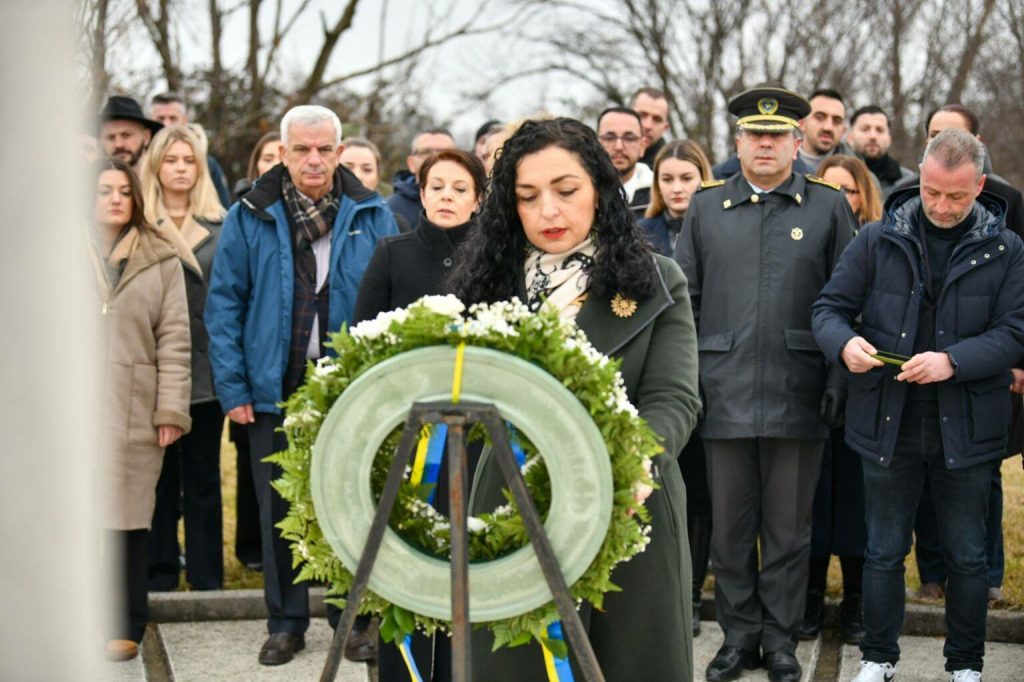 Osmani me homazhe për Kadri Zekën  Jusuf e Bardhosh Gërvallën