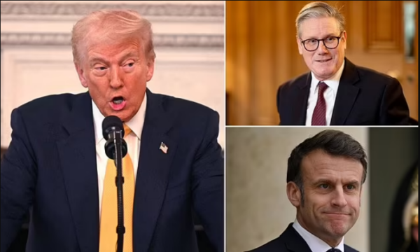 Trump kritikon Macron dhe Starmer për luftën në Ukrainë  Nuk kanë bërë asgjë