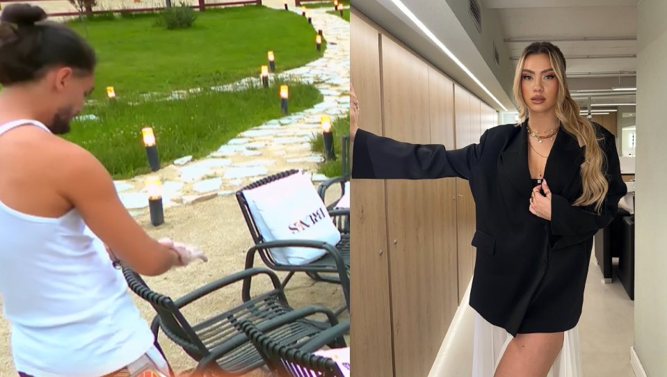 Adioni hedh  zjarr  sërish  përshëndet Dionen në Ferma Vip