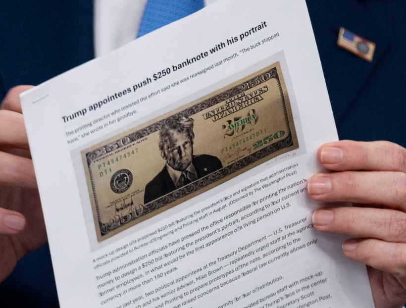 Projekti i radhës i Trump  kërkon që fytyra e tij të vendoset në kartëmonedhën 250 dollarëshe