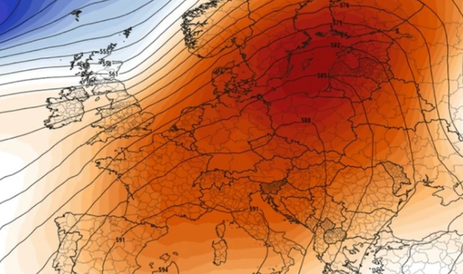 Evropa nën  kupolën e nxehtësisë   temperaturat mund të arrijnë deri në 45°C