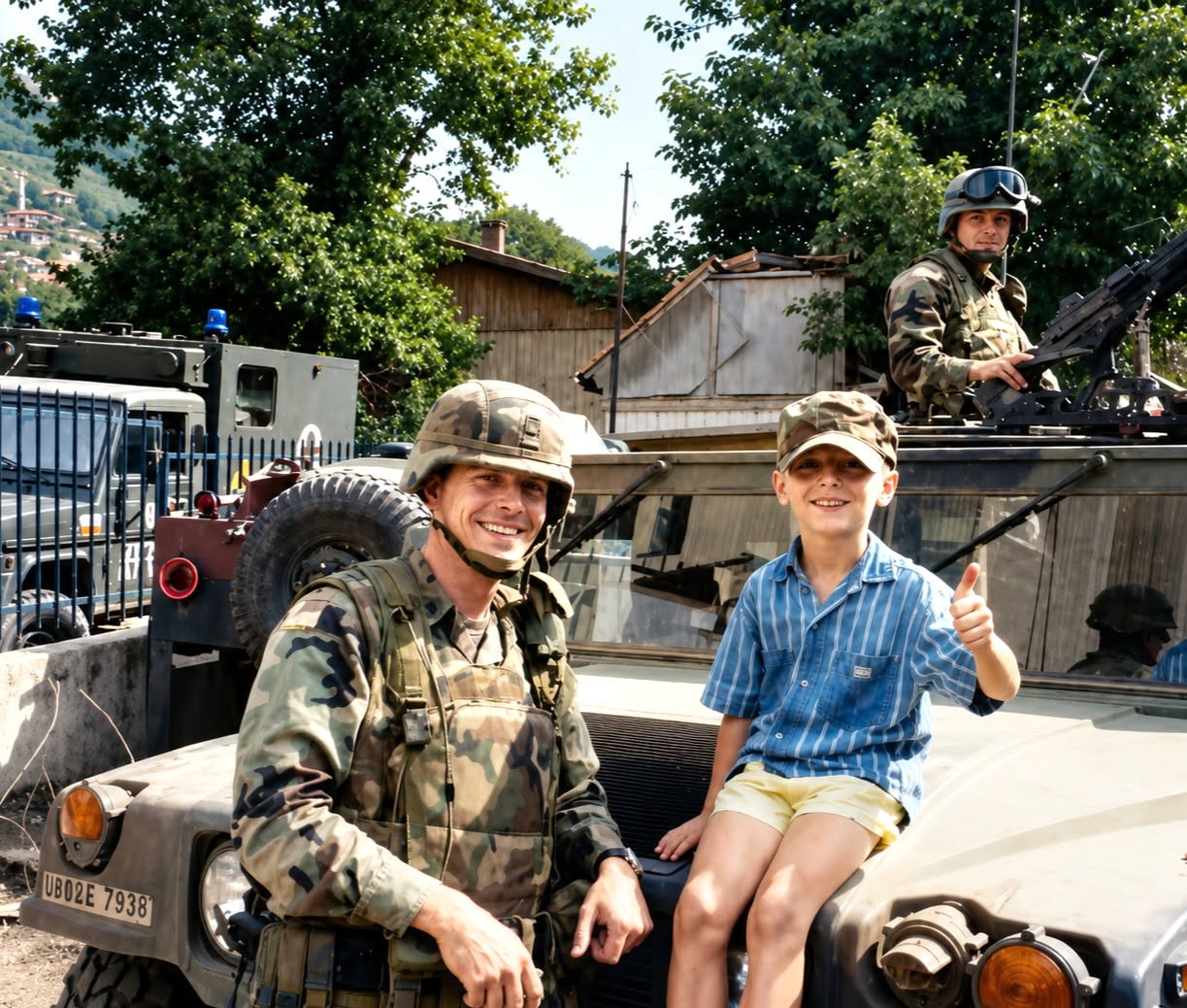 Pas 27 vitesh  ushtari amerikan i NATO s emocionohet nga mesazhi i një kosovari  Sakrifica ime ia vlejti