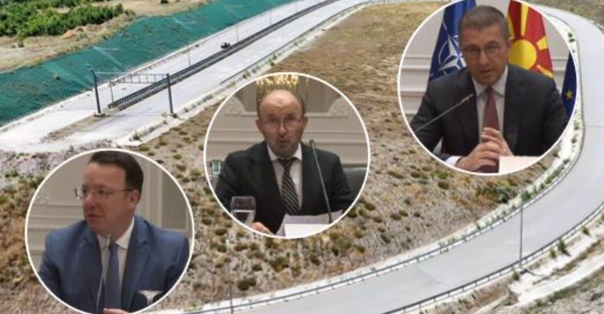Mickoski i kërkon Trajanovskit që punimet për pjesën e dytë të autostradës Shkup Bllacë të nisin sa më shpejt  Nikolloski optimist se projekti do të përfundojë para afatit
