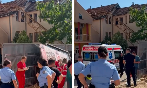 E rëndë  Humb jetën një 20 vjeçar pas rënies së vinçit në Prishtinë