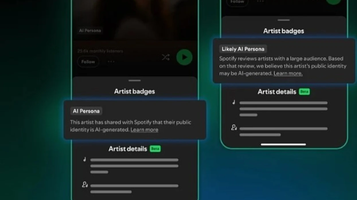 Spotify vendos etiketë për artistët e krijuar nga AI