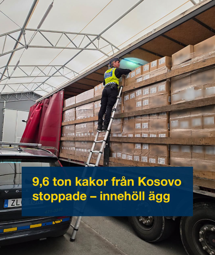 Mbi 9 6 ton biskota nga Kosova ndalohen në Suedi